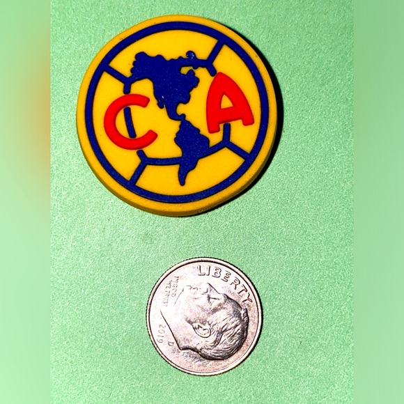 (10 for $15) Club America Soccer ⚽️ Crocs Shoe Charms - Picture 1 of 1